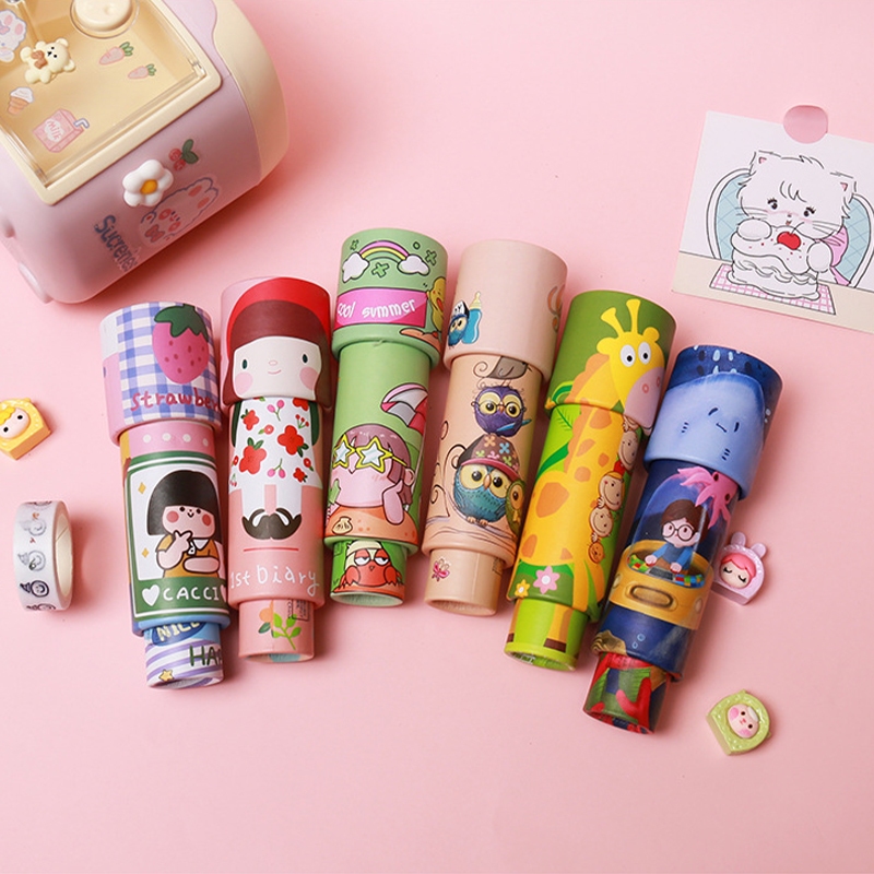 Binocular Kaleidoscope Toy Can Draw Cute Motifs To Help Your Baby Have A New Viewing Angle To