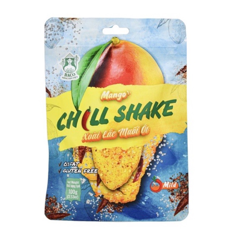 Dried Mango shaken with salt and chili as a snack Chilli Mango Baco ...