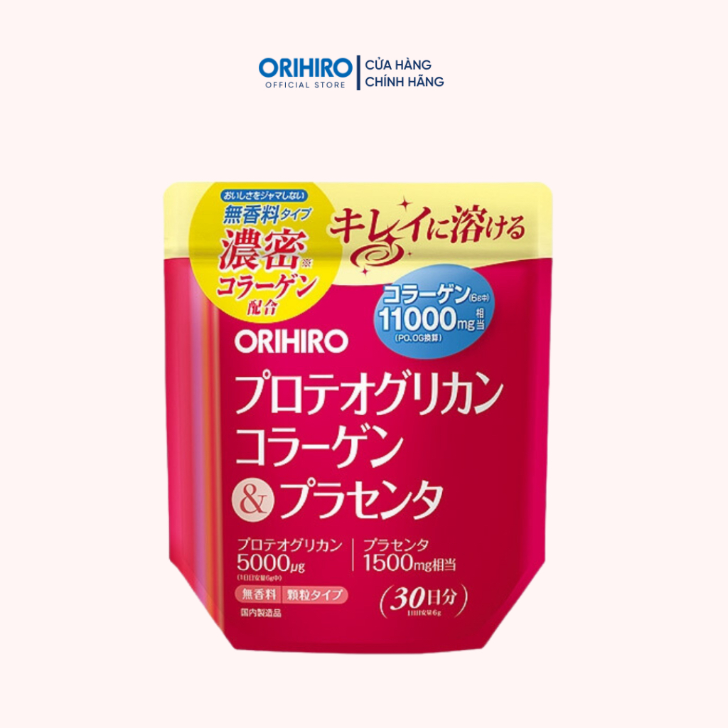 Pig Placenta Proteoglycan Collagen Powder 11000mg Orihiro 180g Shopee Singapore