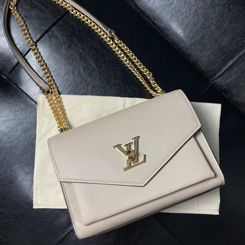 POCHETTE DAME LV PM and GM Felt Insert Chain Sling Leather Strap