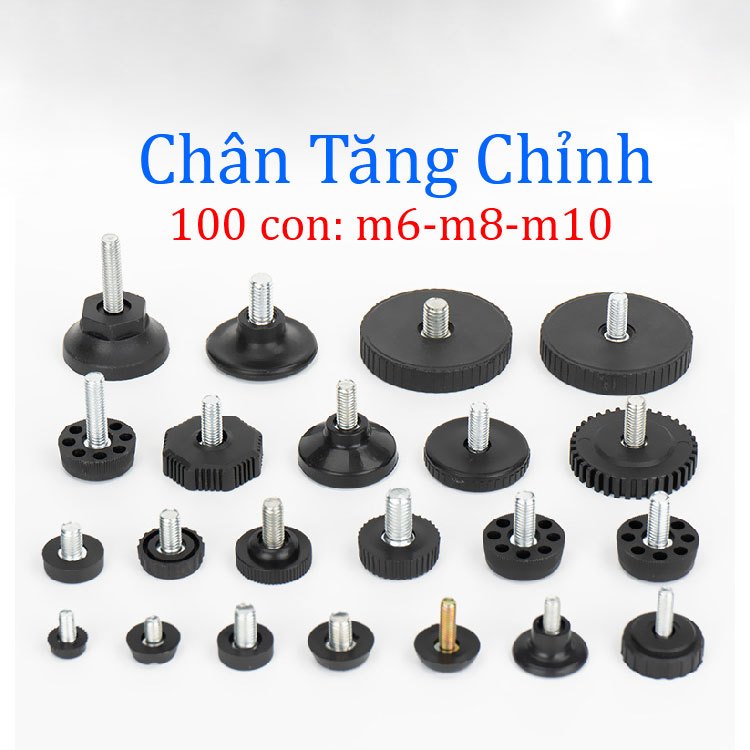 100 plastic legs, plastic bases to adjust the height of tables, chairs ...