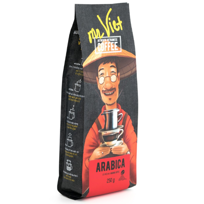 Arabica ground coffee Roasted coffee 250g Arabica ground coffee