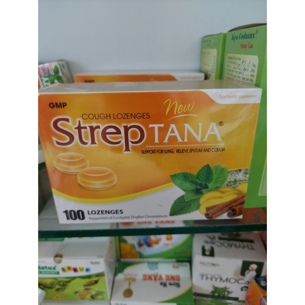 Strep Tana Herbal Cough Lozenge Helps Relieve Cough, Relieve Sore