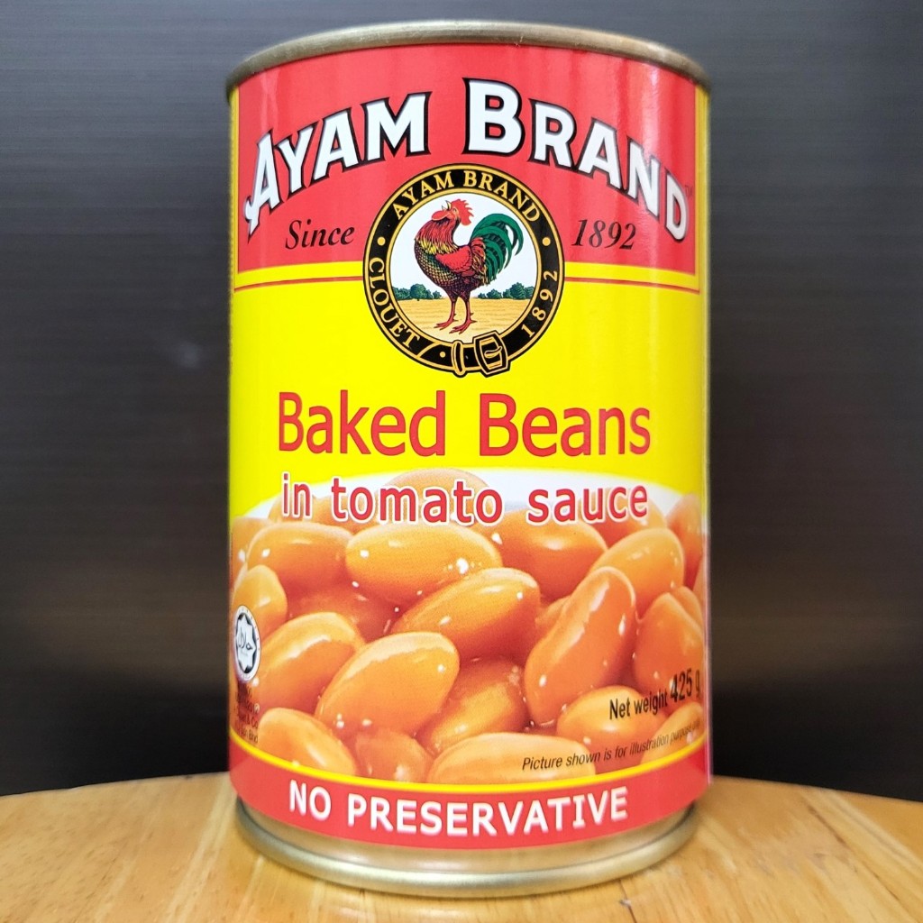 Ayam YELLOW Can 425g Beans In Tomato Sauce / MALAYSIA / Baked Beans