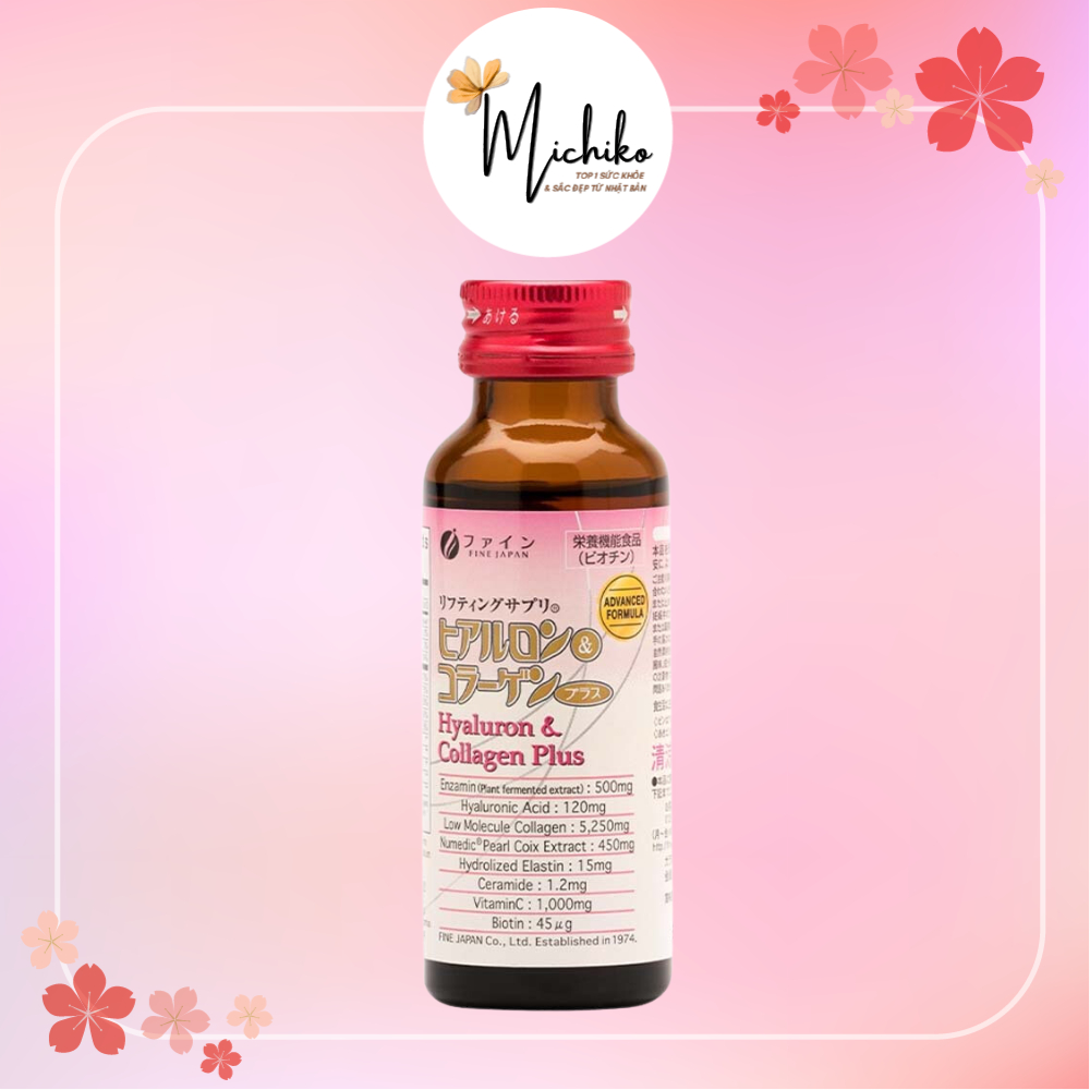 Fine Japan Hyaluron Collagen Plus 1 bottle x 50ml Shopee Singapore