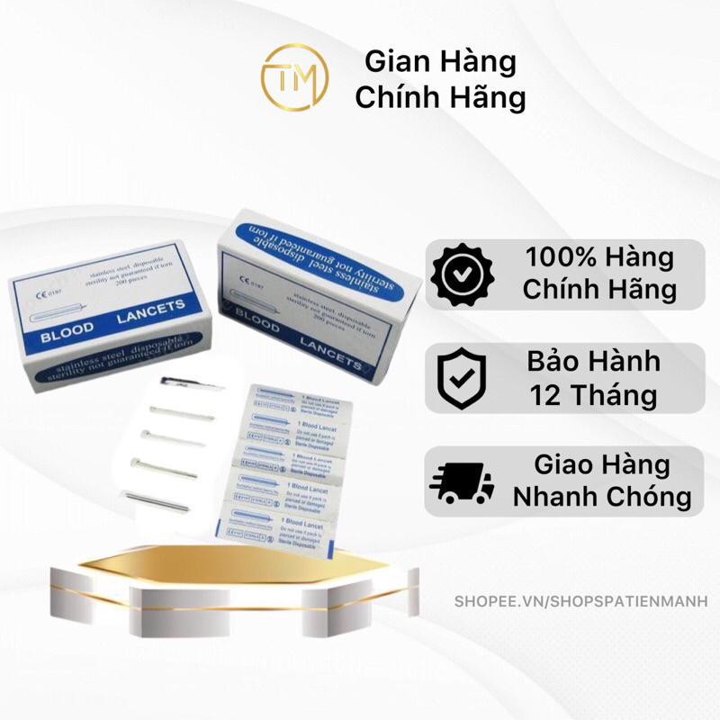 Acne Needles / Box Of 200 Needles To Squeeze Acne Stinging Blood