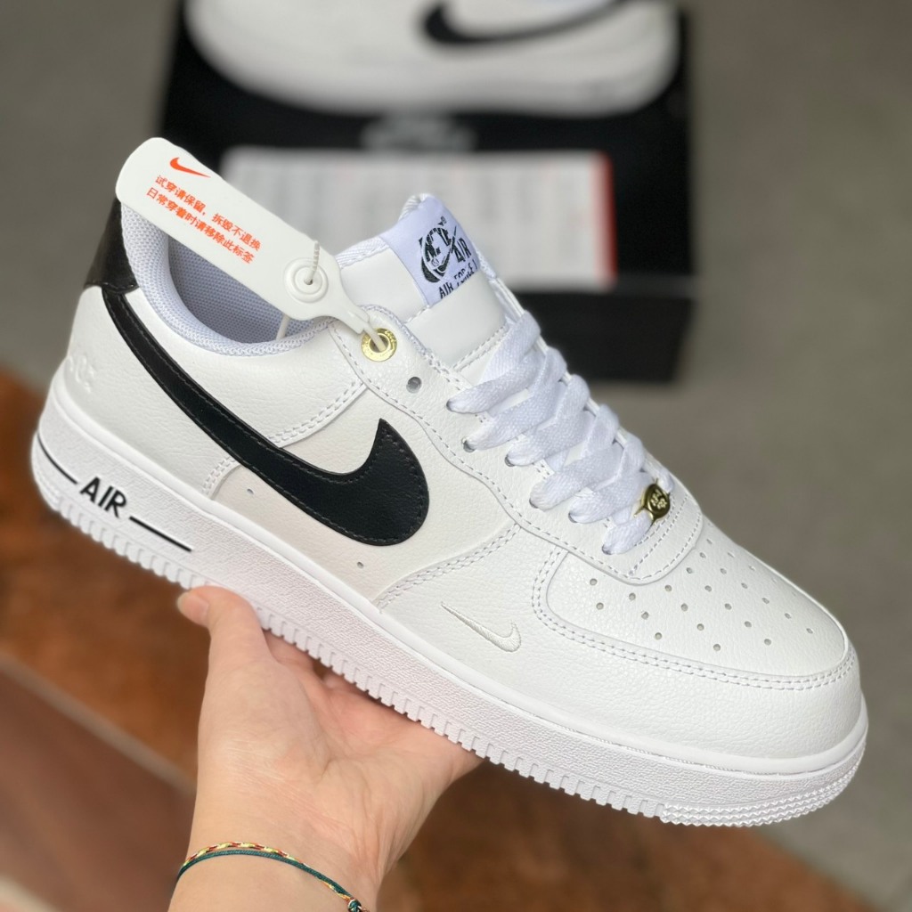 Nike Air Force 1 Sneakers With Black Streaks 2023 With Black Streaks S ...