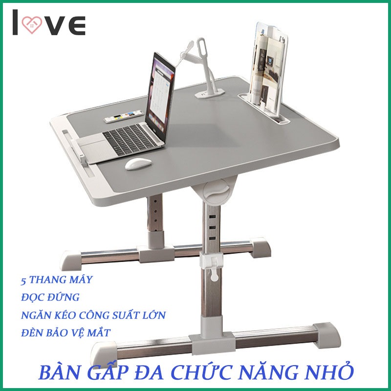 Foldable laptop folding table with tilt change /Small multi-function ...