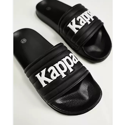 Kappa best sale slippers black