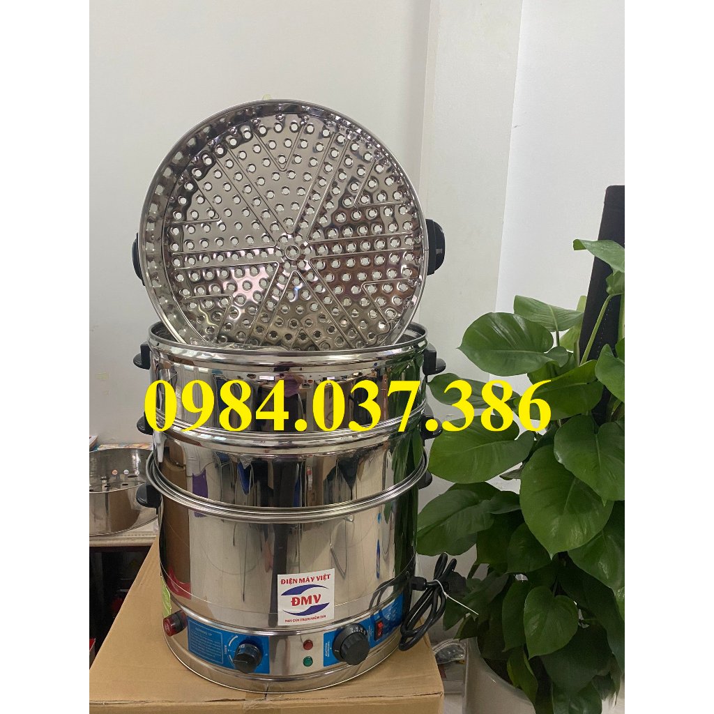 Sticky Rice Cooker, Electric Steamer 3Storey Electric Stainless