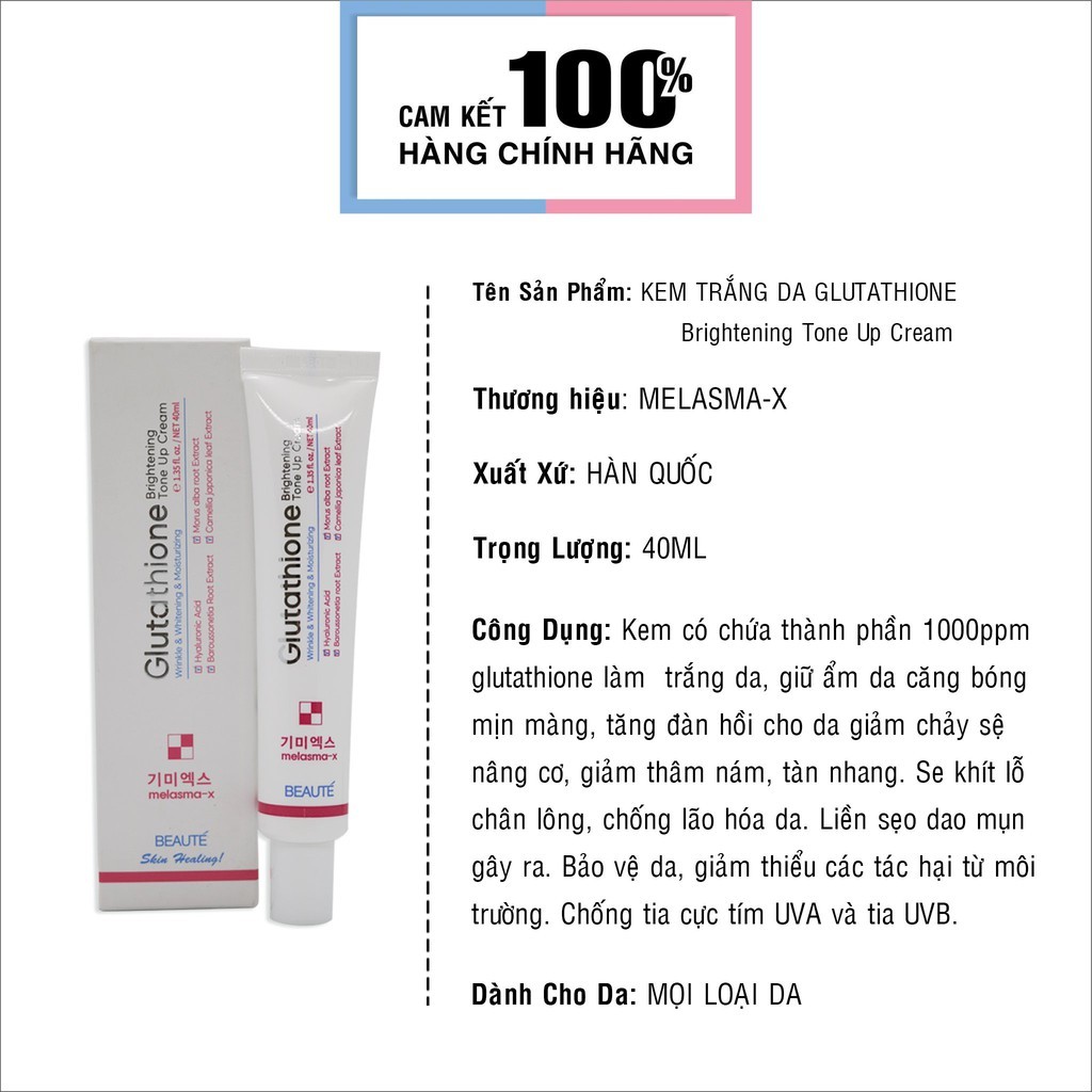 Glutathione Tone Up Whitening Cream 40g Melasma-X 3D Cream Fade Brown ...