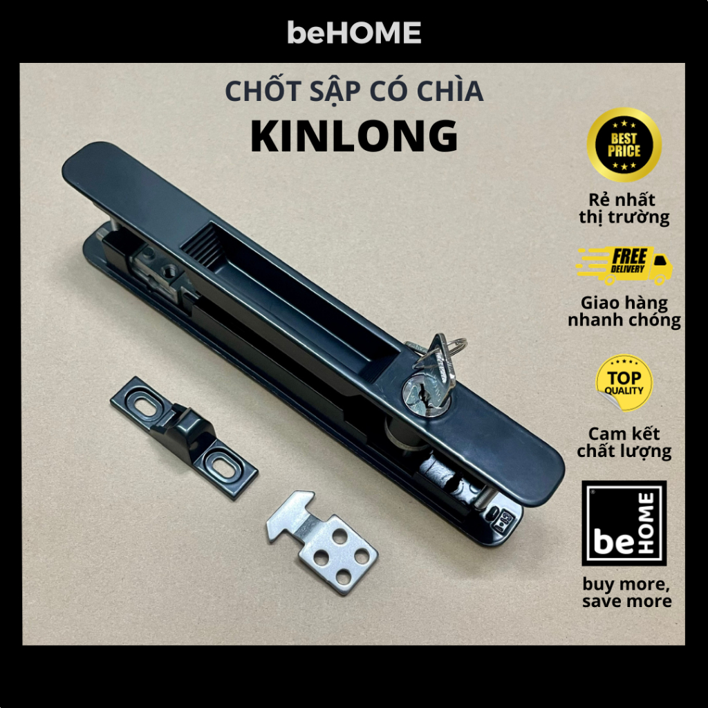 [Genuine Kinlong] Hatch Latch With Xingfa Aluminum Sliding Door Key