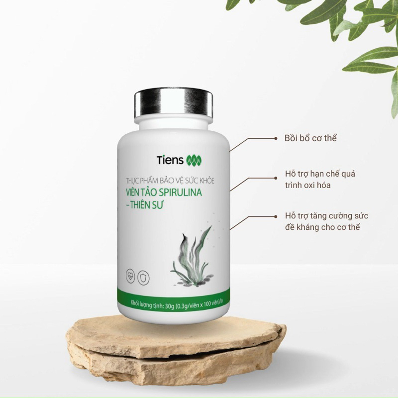 Spirulina Thien _ Su _ Tiens Algae 100 Tablets Shopee Singapore
