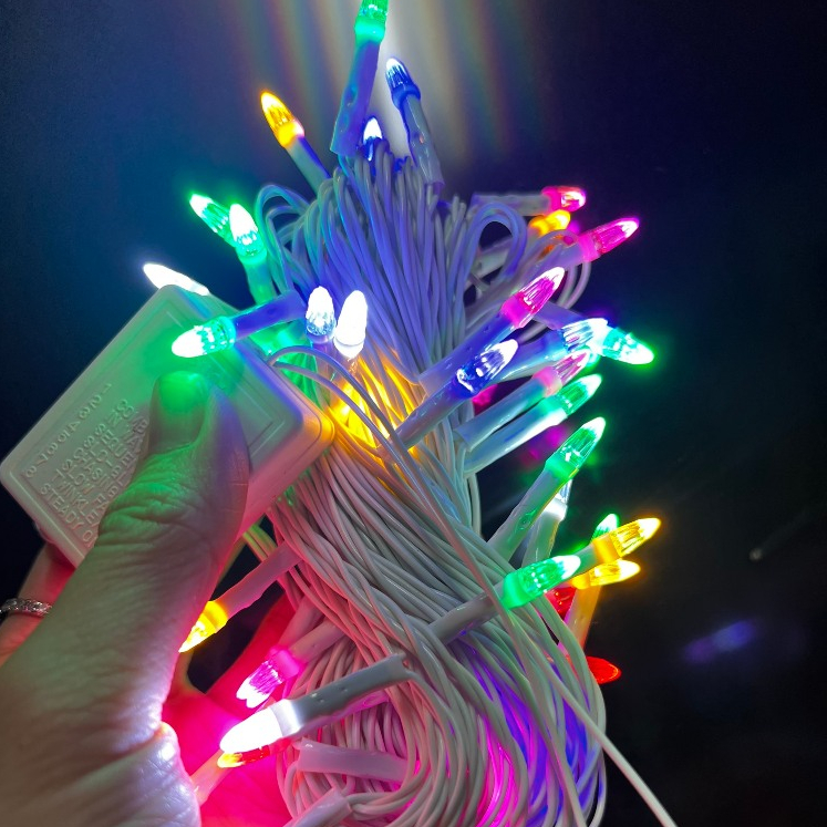 Small size decorative flashing lights 4.5m - 8m - 10m suitable for ...