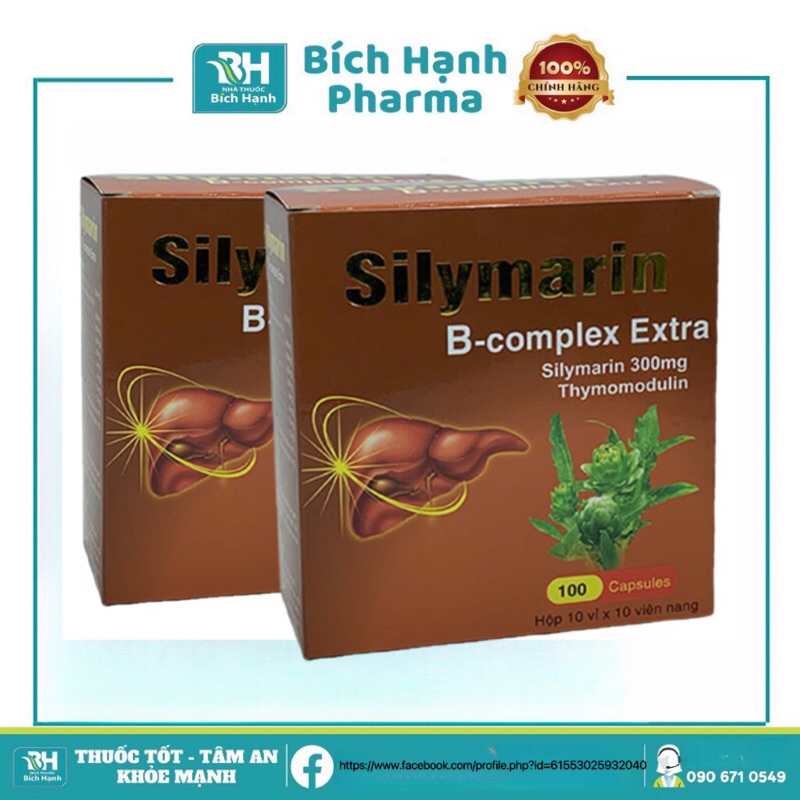 Supports Liver Detoxification Silymarin B-complex Extra (Box Of 100 ...