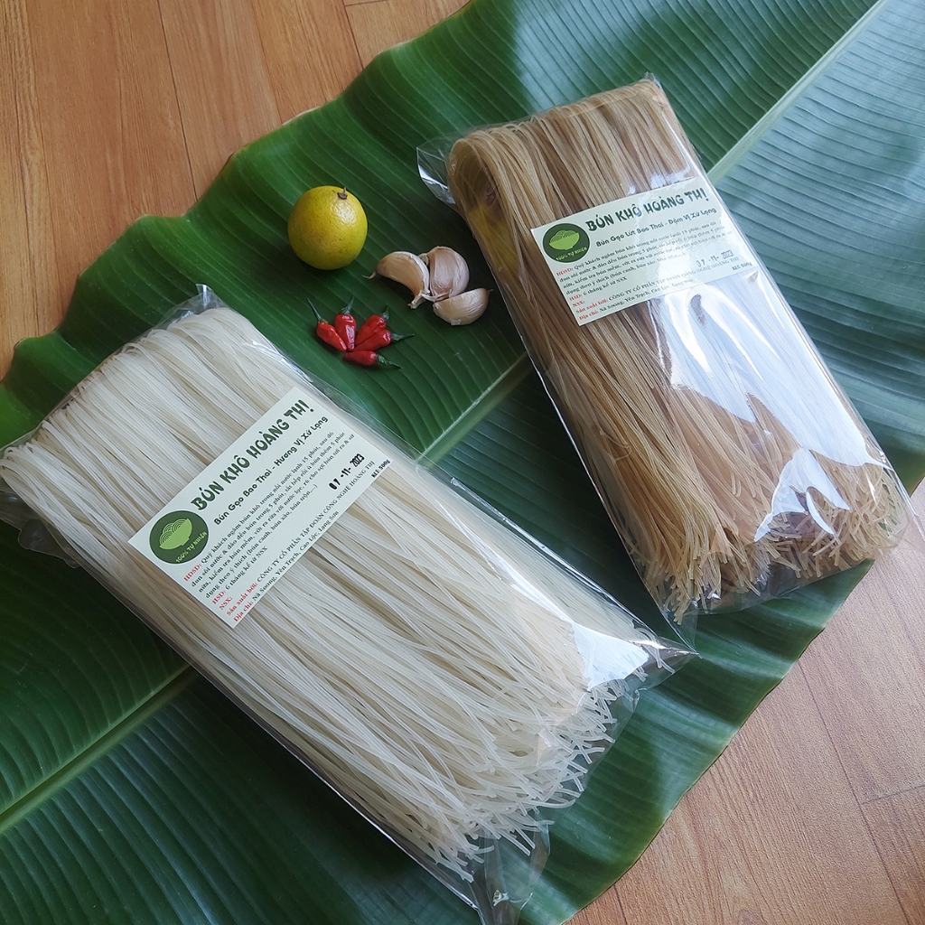 Combo 1 Pack Of Rice Vermicelli & 1 Pack Of Bao Thai Lang Son Brown