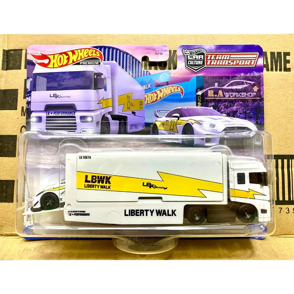 Genuine Hot wheels Team Transport Liberty Walk LBWK GTR 35 model ...
