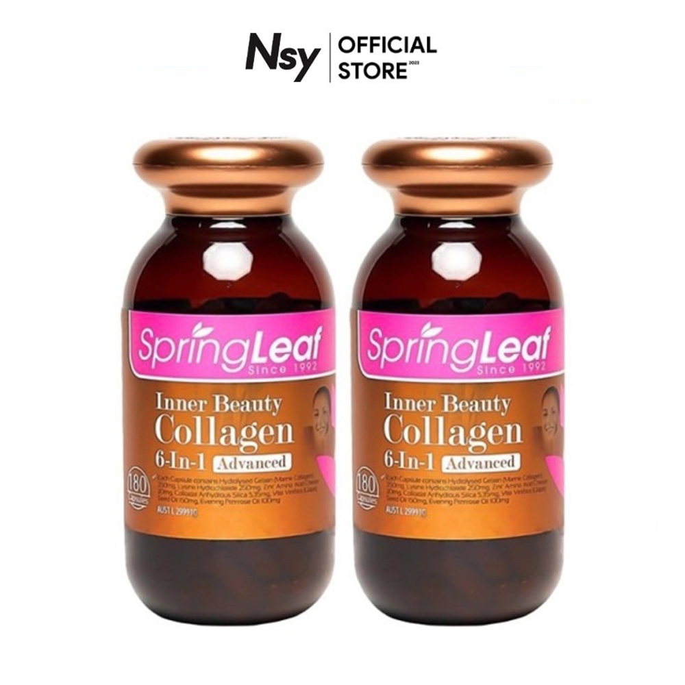 OXY Collagen Drink 6 in 1 spring leaf Antioxidant, Brighten Skin, Fade