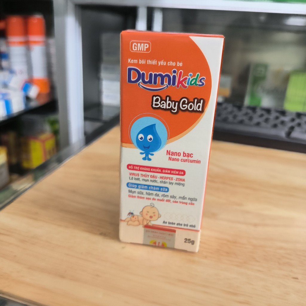 Dumikids Baby Gold Cream Reduce Eczema, Dairy, Ringworm, Rash, Rashes