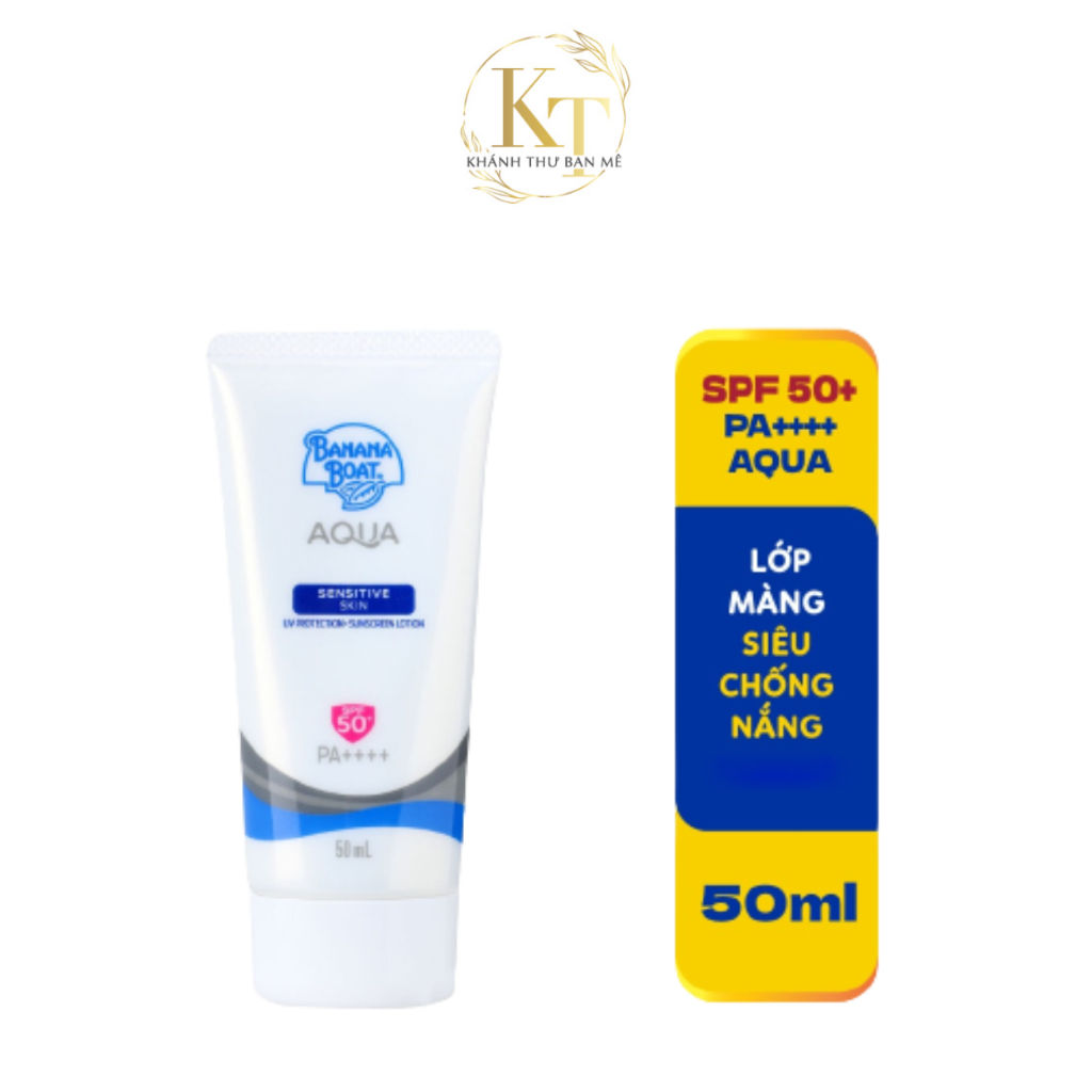 Banana Boat Aqua Sensitive SPF50+ Genuine Sunscreen For Sensitive Skin (50Ml) Shopee Singapore