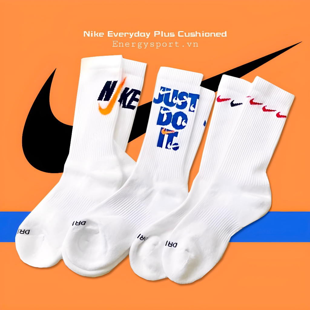 Nike Everyday Plus Cheeky Cushioned Crew Socks