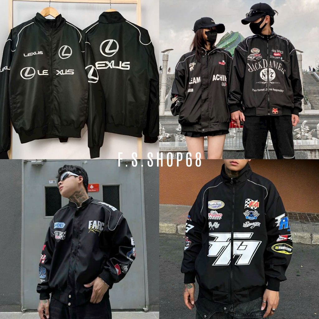 Jacket Jackdaniel Racing Jacket Unisex Wide Form Many Models Up To 80Kg F.S.SHOP68 Shopee Singapore