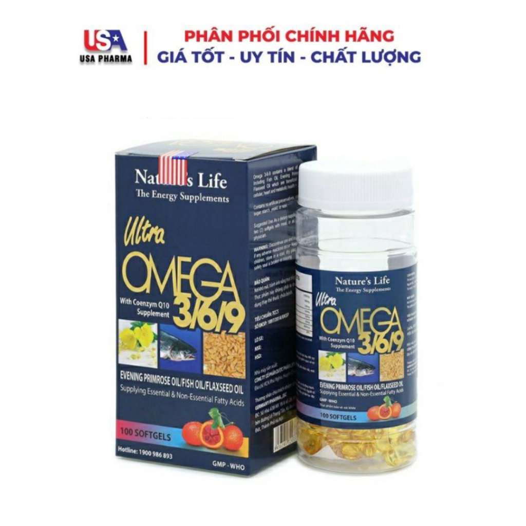 Omega Alaska Fish Oil 3,6,9 Support Cardiovascular System, Brain