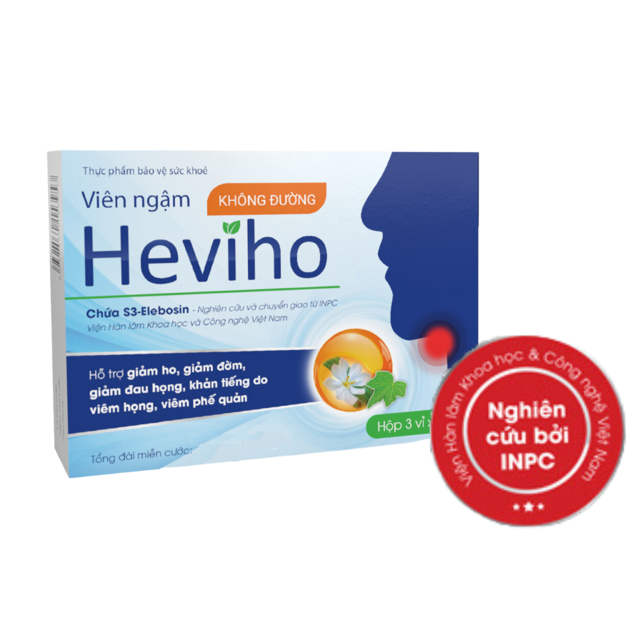 Heviho Lozenges Box Of 18 Tablets Solution For Cough, Sputum, Sore