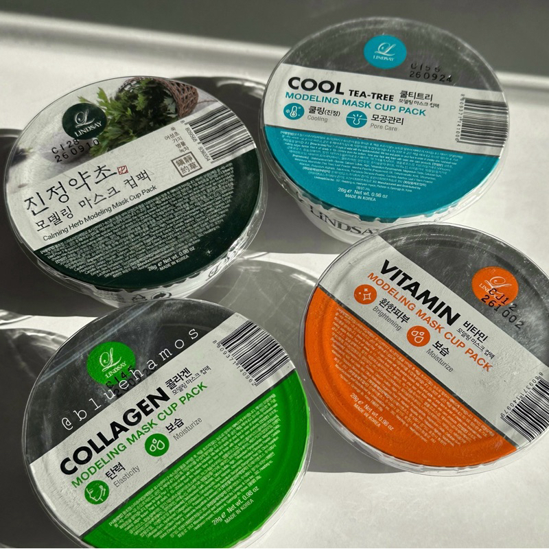 Lindsay Korean Flexible Jelly Mask Modelling Mask Cup Pack | Shopee ...
