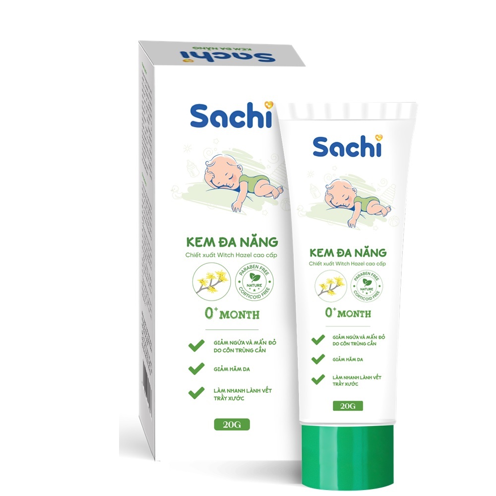 Sachi Multi-Purpose Cream 0 Months Old Safe To Cool Baby'S Skin To ...