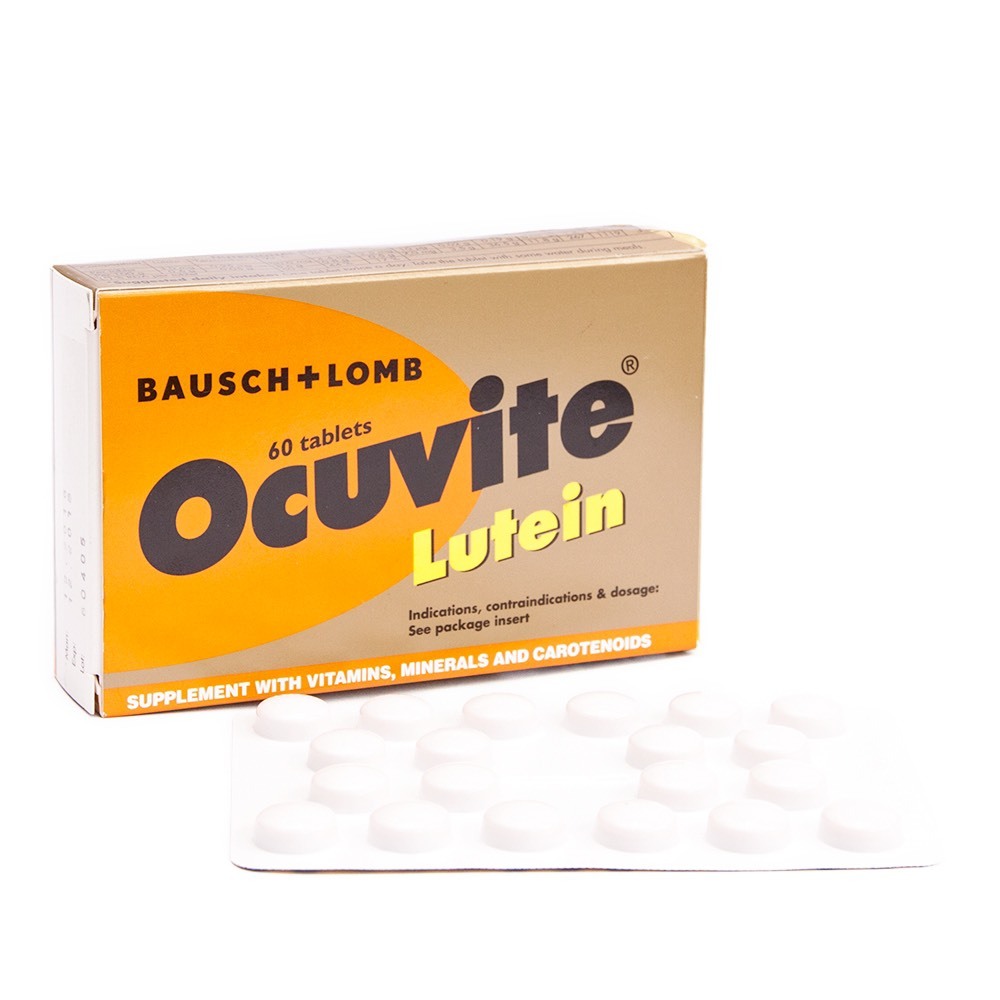 Ocuvite Lutein Eye Vitamin (Box Of 60 Tablets) Shopee Singapore