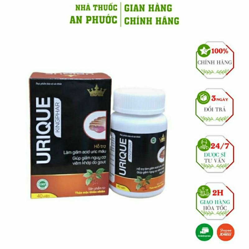 Urique KINGPHAR Commitment Genuine Kidney Tonic, Diuretic, Enhance uric