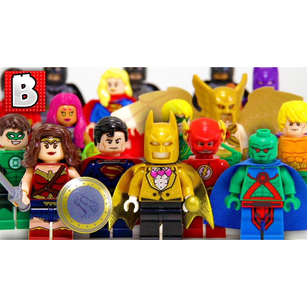 Lego justice league sales minifigures