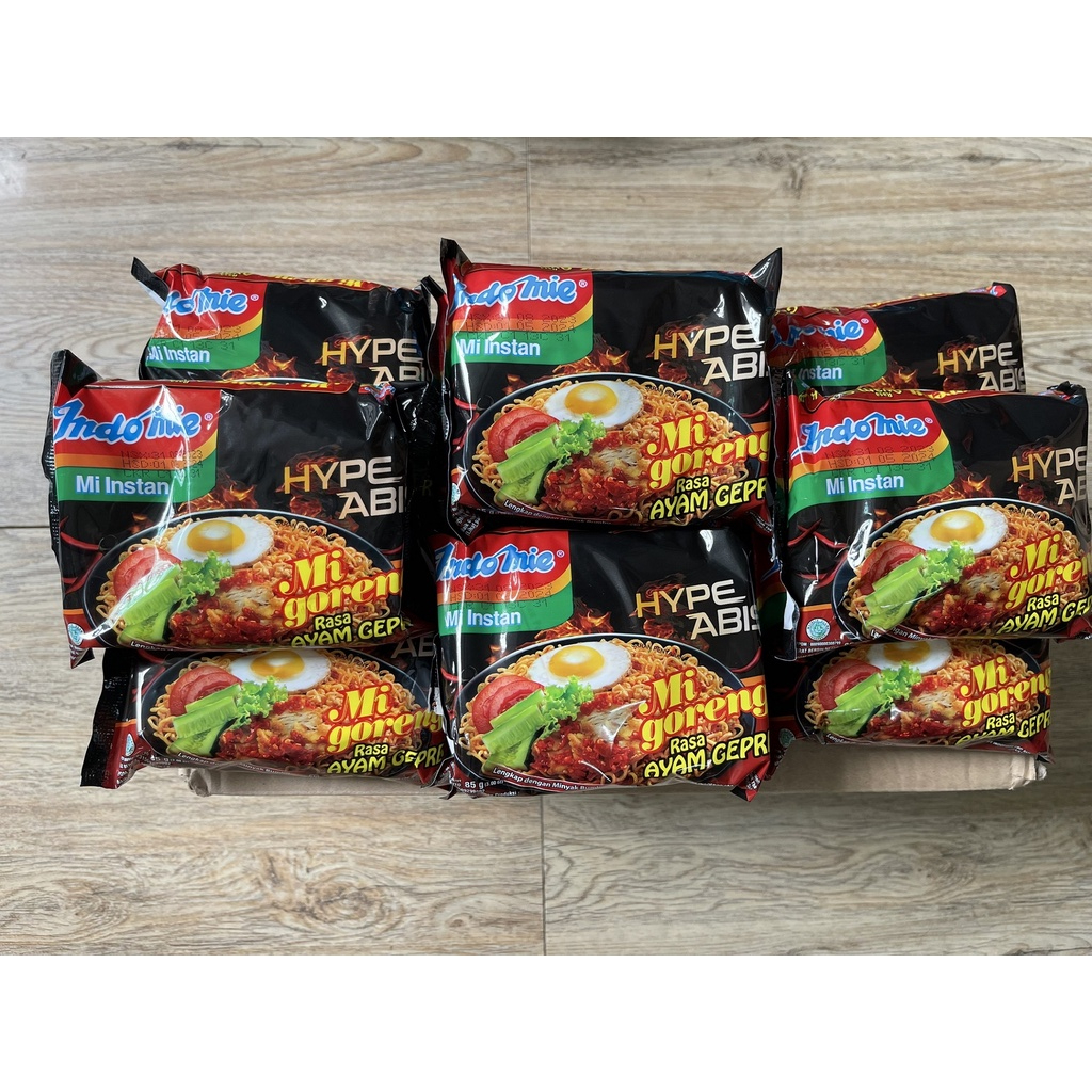 Combo 10 Packs Of Indomie Mi Goreng Rasa Ayam Geprek Noodles (Super ...