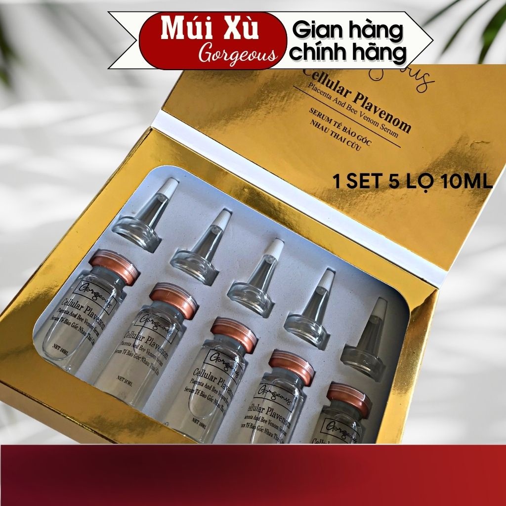 5 Bottles Of Gorgeous Sheep Placenta Root Cell Serum 5 Vials 10ml ...