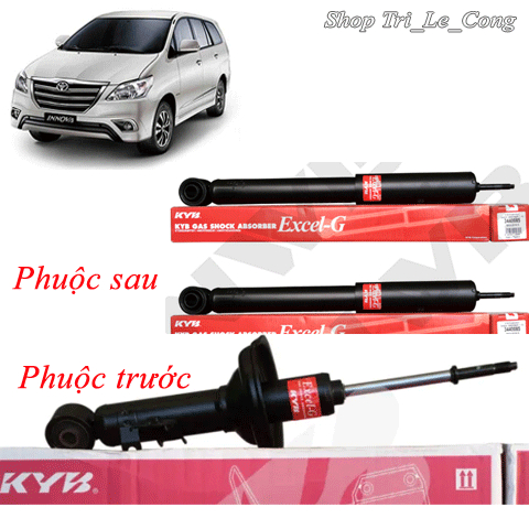 Front and rear fork shock absorbers for cars 2008 2010 2012 Toyota ...