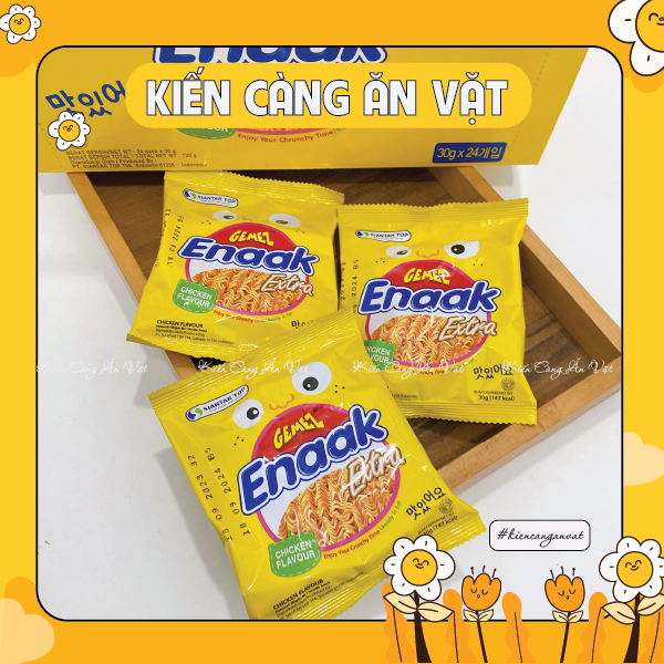 Enaak Gemez Instant Chicken-Flavored Instant Noodles |30gr Package ...