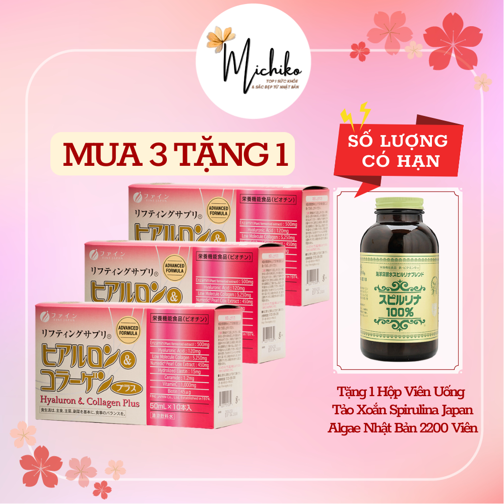 Combo 3 Japanese Water Collagen Supplement Vitamin C Moisturizing