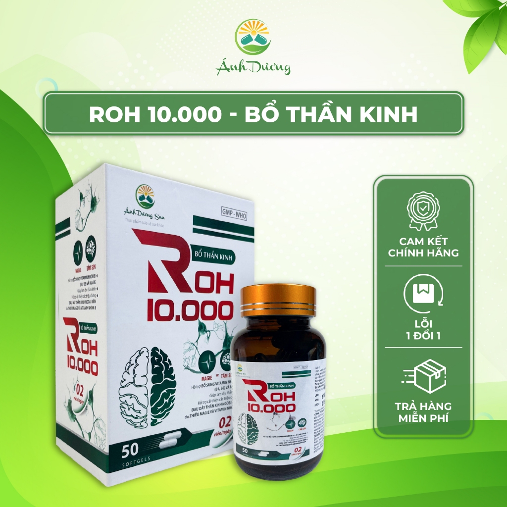 Roh 1000 Anh Duong Sun nerve tonic tablets help reduce neck and