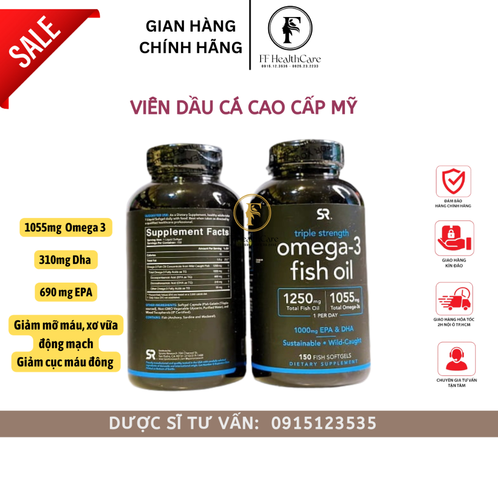 Fish oil SR Triple Strength Omega 3 Premium Fish oil Is Good For The
