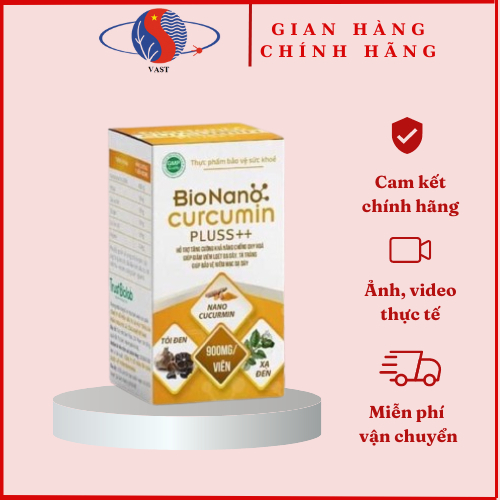 [Genuine - Box Of 45v] BIO NANO CURCUMIN PLUSS + + Oral Tablets To ...