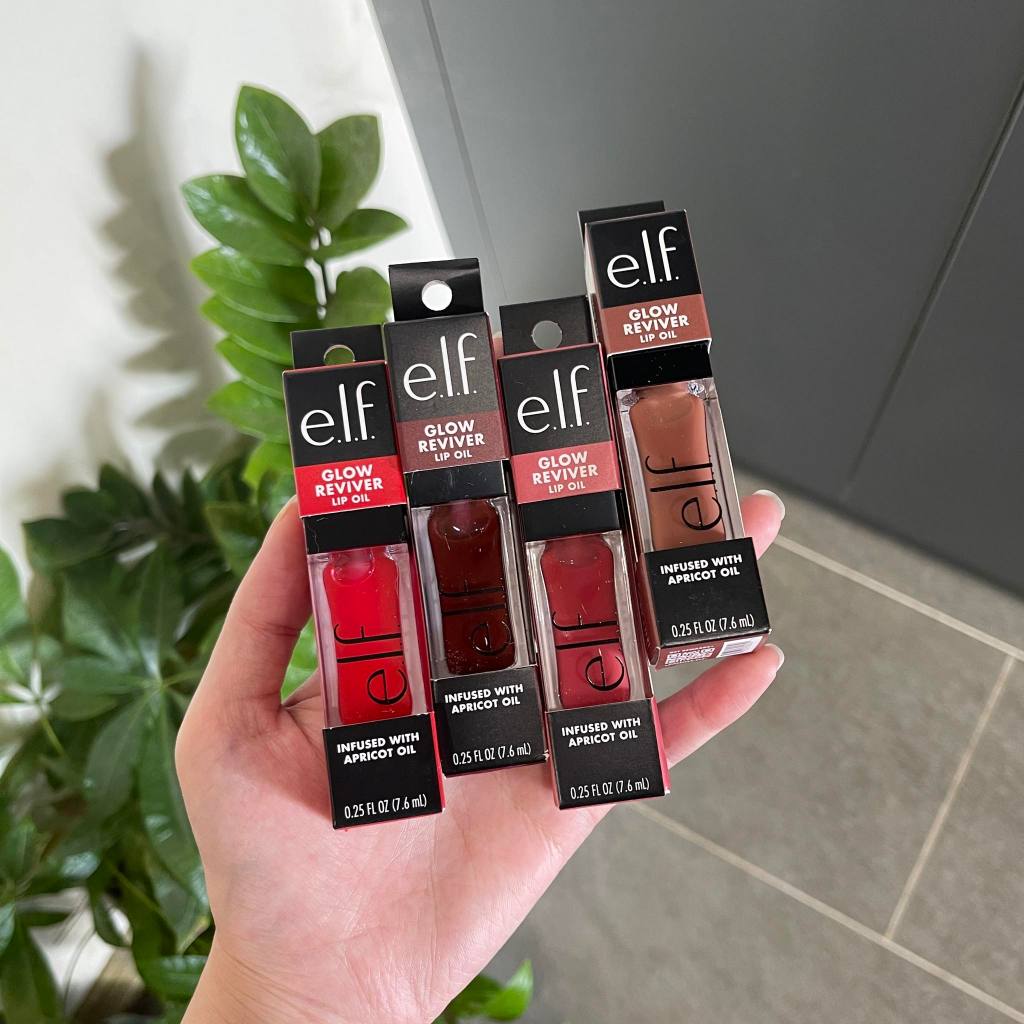 Elf Glow Reviver Tinted Lip Oil Lip Balm In Various Colors | Shopee ...