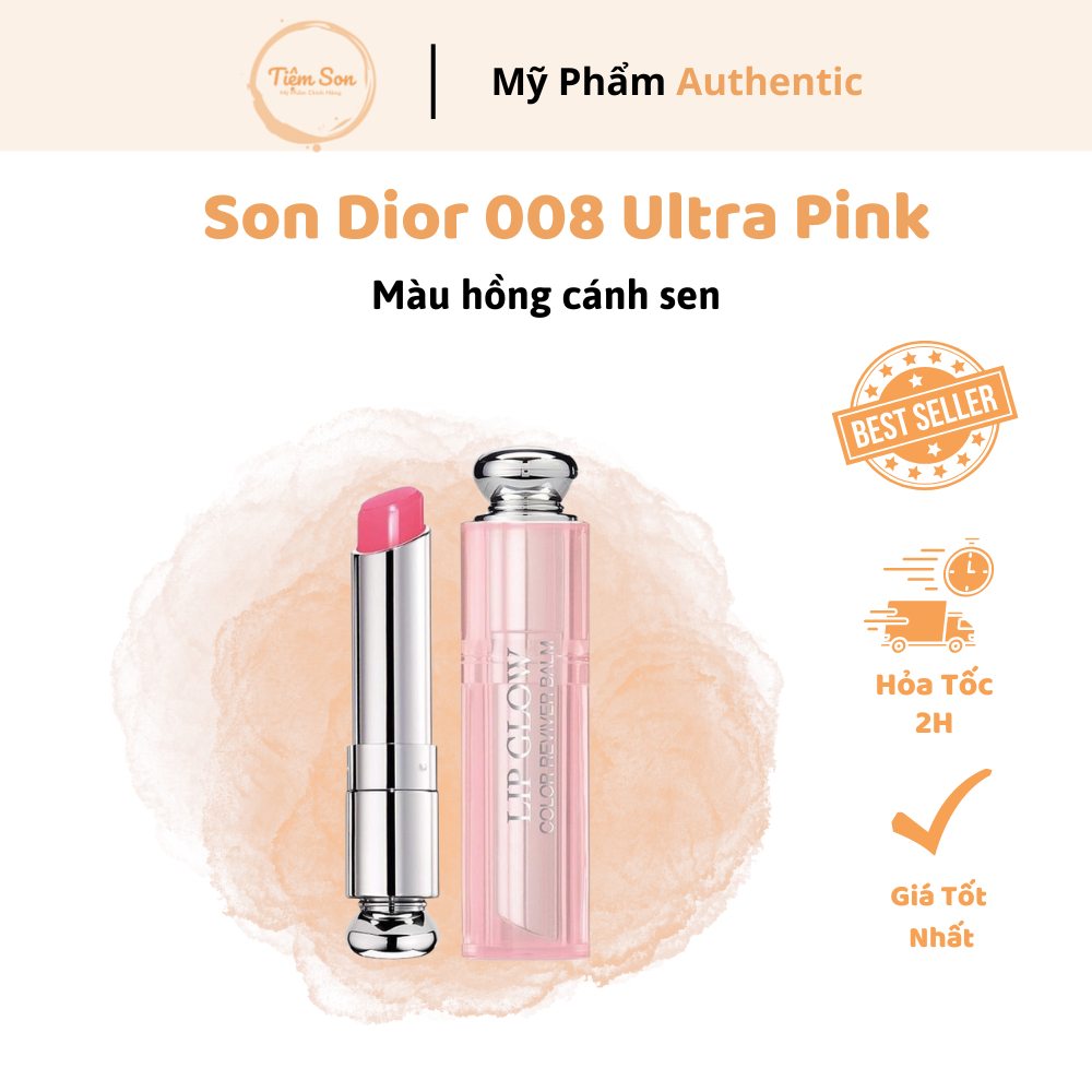 Dior addict lip outlet glow 008 ultra pink