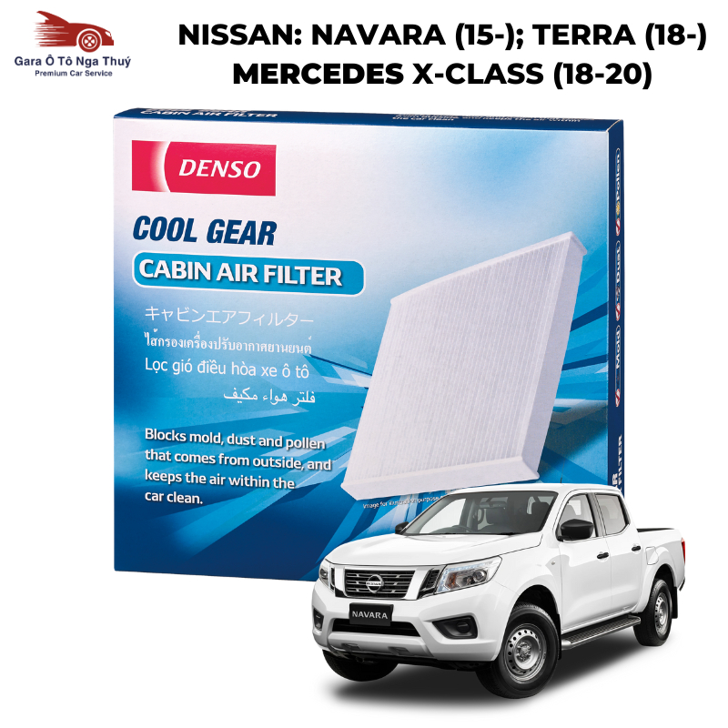 Denso Air Conditioner Filter For NISSAN NAVARA, New TERRA (15