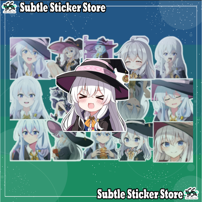 [Elaina's Journey] - Set 10/15 Sticker Elaina Anime/light novel Majo no