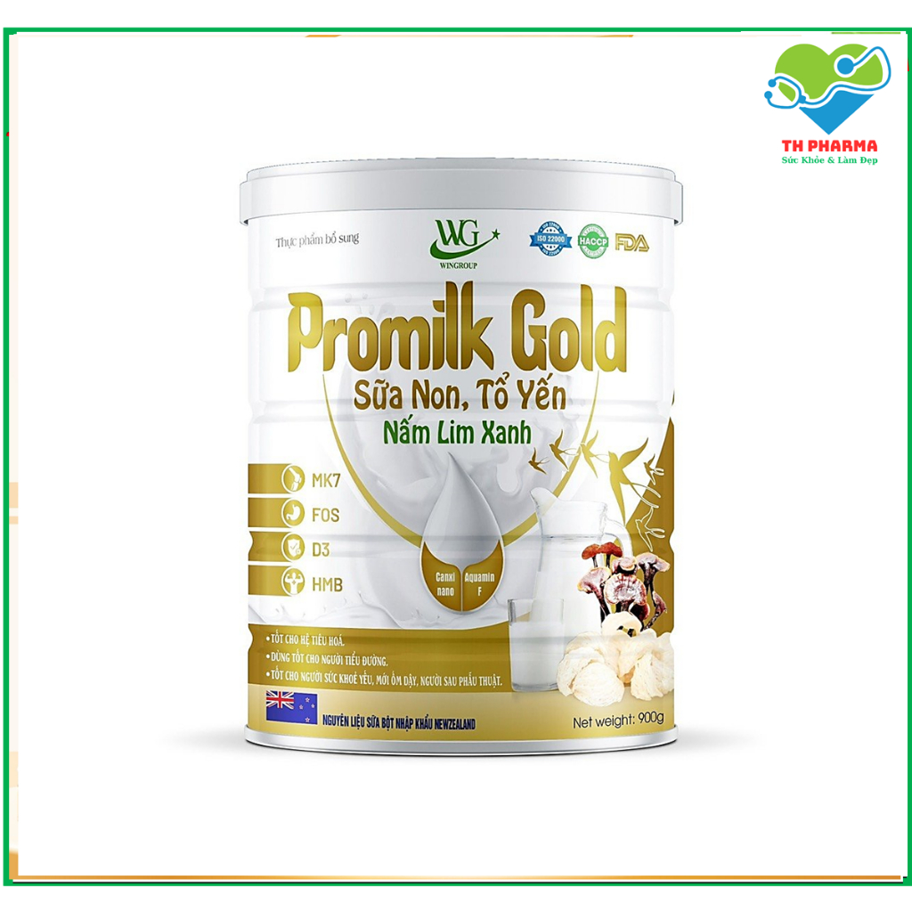 Box Of 900g Promilk Gold Colostrum Milk, Bird'S Nest, Green Lim