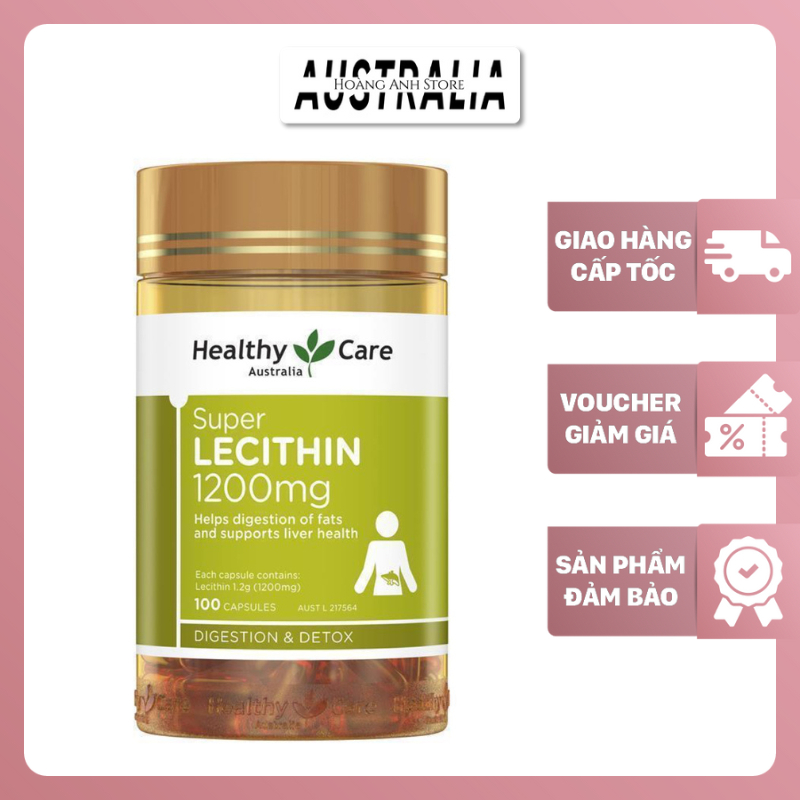 Healthy Care Super Lecithin Soy Germ 1200mg Hormonal Balance, Good