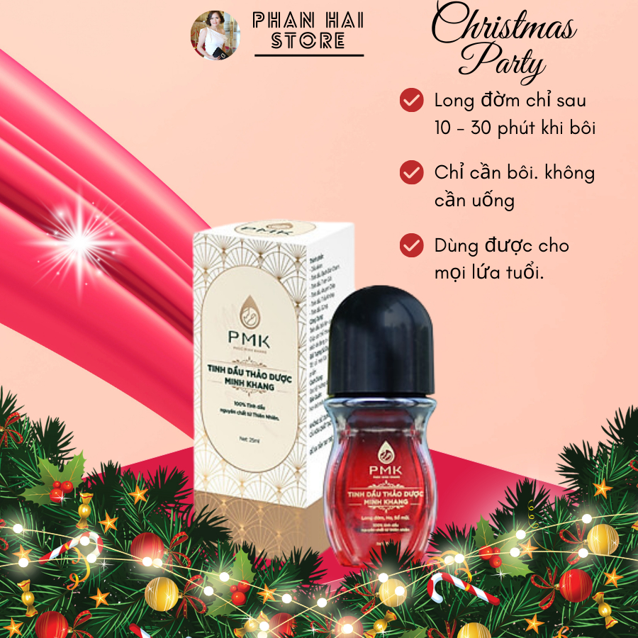 Minh Khang Herbal Essential Oil Phlegm, Cough, Runny Nose Just