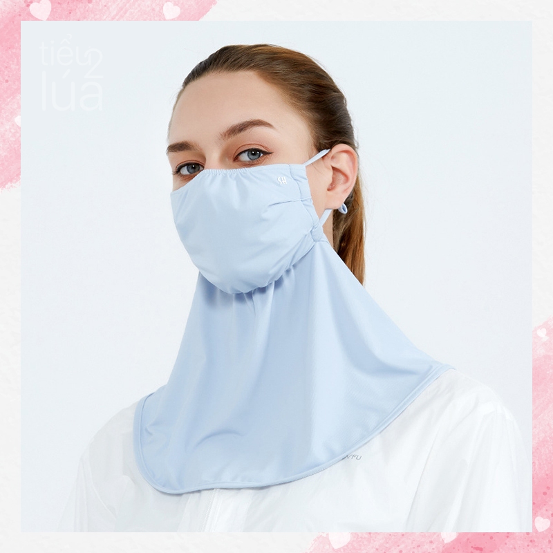 Silk ice mask to protect against sun, dust, and ultraviolet rays to ...