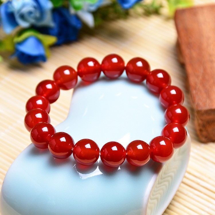 Red 2025 agate bracelet